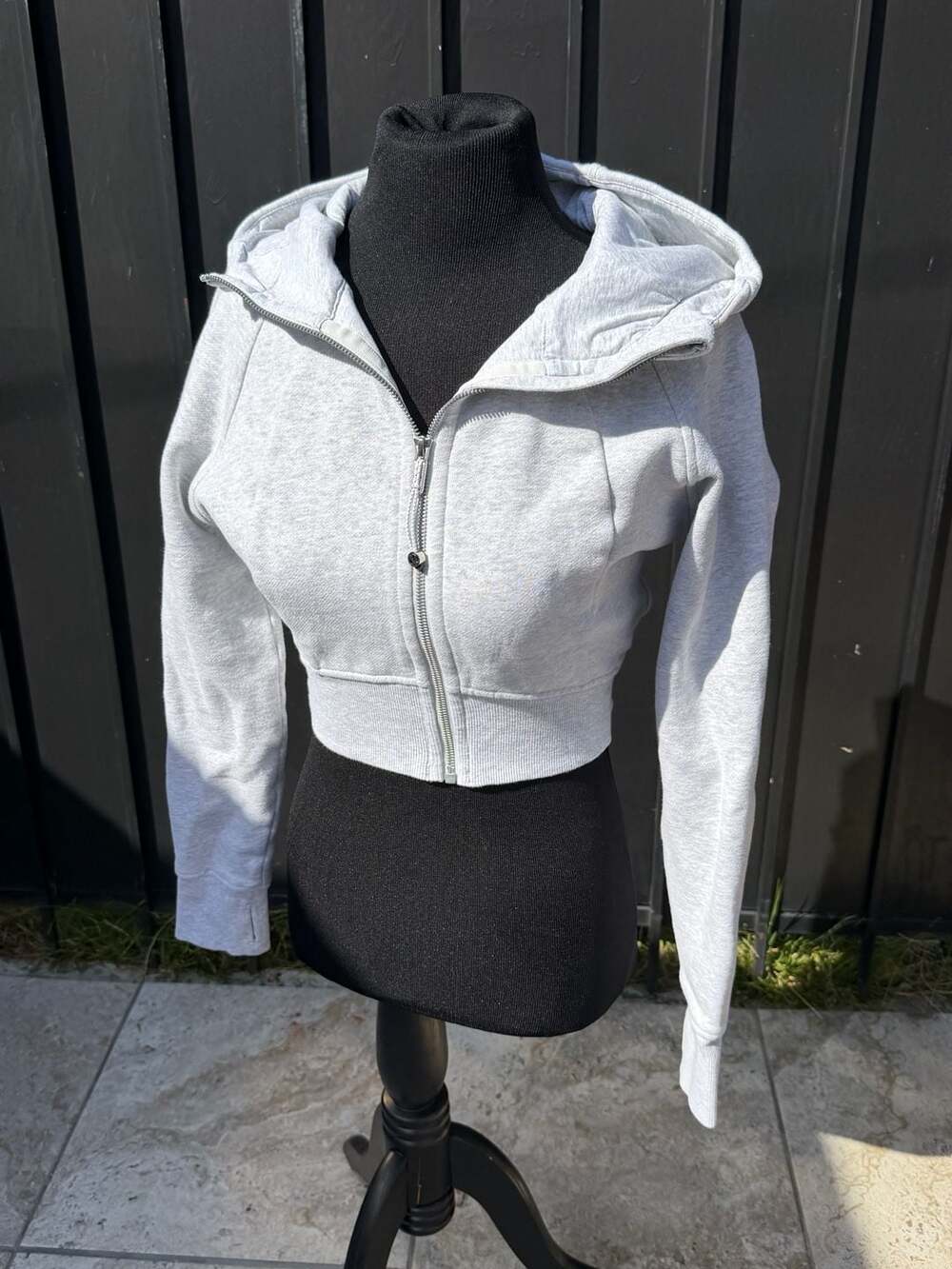 Lululemon Scuba Full-Zip Cropped Hoodie